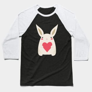 Rabbit with heart Baseball T-Shirt